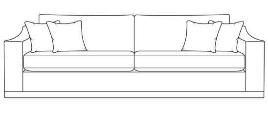 5th Avenue 4 Seater Sofa